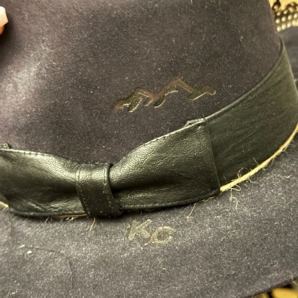 Nick Fouquet 100x Beaver Felt Flat Brim Hat 6 7/8 55 Kemosabe Teressa Folgia - Picture 4 of 5